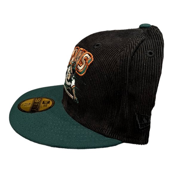 New Era Buffalo Bisons Sliding Buster Corduroy 59FIFTY Fitted Hat Cap MiLB - Picture 5 of 7